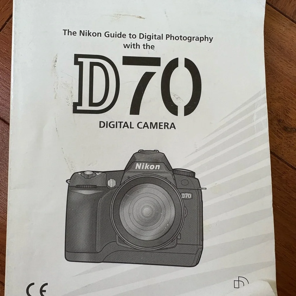 Nikon D70 Black and Red Digital Camera